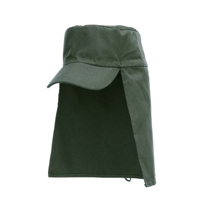 Casquette LEGION avec protection du cou VERTE