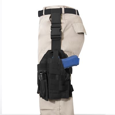 Panneau cuissard MOLLE NOIR ROTHCO 2164 4