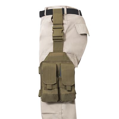 Panneau cuissard MOLLE COYOTE BROWN ROTHCO 2165 2
