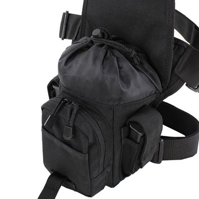 Sac banane CROSS OVER LEG avec sangle NOIR CONDOR OUTDOOR 219-002 4