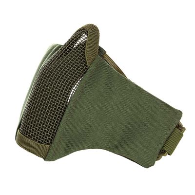 Masque AIRSOFT rembourré avec grille VERTE