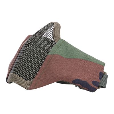 Masque AIRSOFT rembourré avec grille WOODLAND