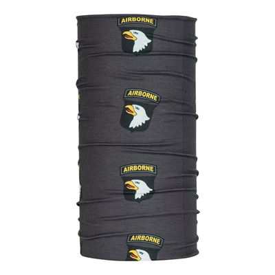 Foulard multifonctionnel 101st AIRBORNE Coolmax GRIS FOSTEX 219348 3