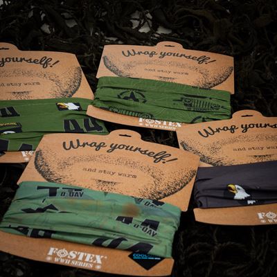 Foulard multifonctionnel D-DAY SCREAMING EAGLES Coolmax VERT FOSTEX 219352 3