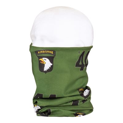 Foulard multifonctionnel D-DAY SCREAMING EAGLES Coolmax VERT