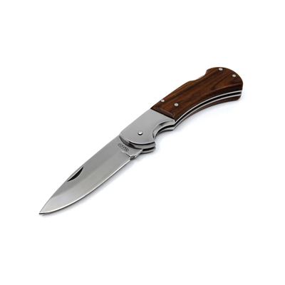 Couteau pliant SAVAGE INOX avec sécurité, manche en BOIS MIKOV 220-XD-1 3