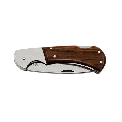 Couteau pliant SAVAGE INOX avec sécurité, manche en BOIS MIKOV 220-XD-1 7