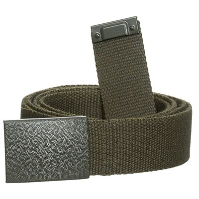 Ceinture de pantalon BW textile largeur 3 cm longueur 130 cm VERT