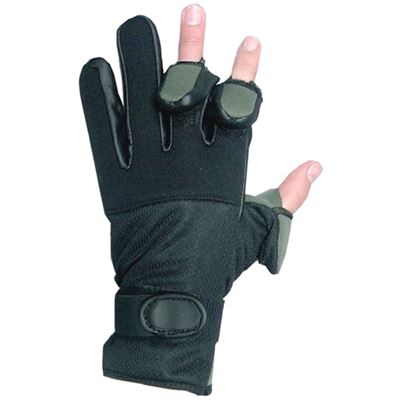 Gants tactiques NEOPRÈNE hiver NOIRS 101INC 221231-BK 4