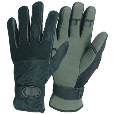 Gants tactiques NEOPRÈNE hiver NOIRS