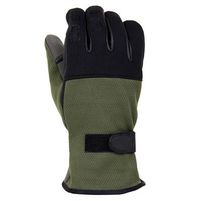 Gants tactiques NEOPRÈNE d'hiver VERTS
