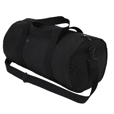 Sac à bandoulière VÁLEC 48 x 23 cm en coton NOIR