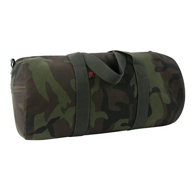 Sac à bandoulière VÁLEC 48 x 23 cm en coton MIDNIGHT WOODLAND CAMO