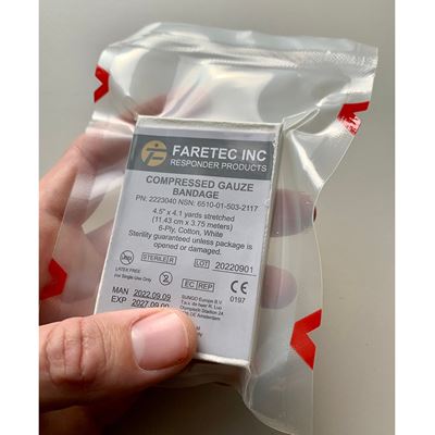 Compresse de gaze FareTec Responder  2223040 2