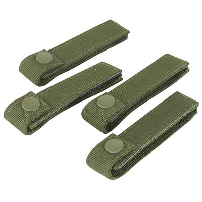 Boucles pour fixation de l'équipement MODULAR 10 cm/4 pièces VERT