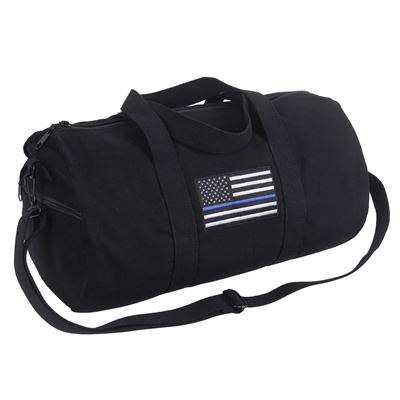 Sac avec drapeau américain en toile MODRÁ LINKA sportif NOIR
