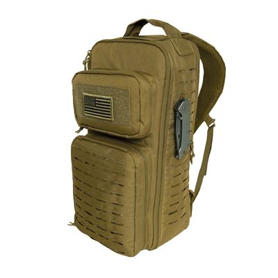 Sac à dos TACTICAL SINGLE SLING Laser MOLLE COYOTE ROTHCO 2235 3