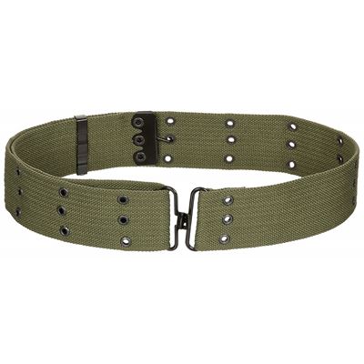 Ceinture large type américain LC1 avec boucle métallique VERTE