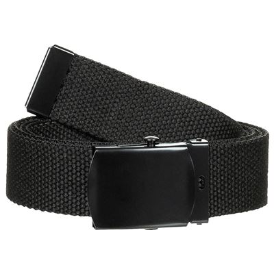 Ceinture avec boucle métallique 30 mm NOIR