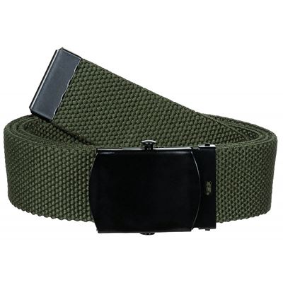 Ceinture avec boucle métallique 30 mm VERT