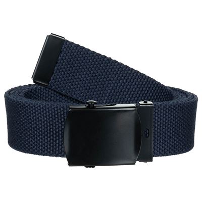 Ceinture avec boucle métallique 30 mm BLEUE