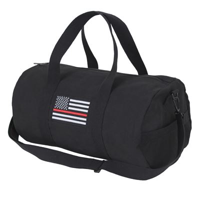 Sac de sport drapeau américain avec bande rouge NOIR ROTHCO 2260 2