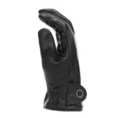Gants RODEO LONGHORN en cuir NOIRS  228224BL 3