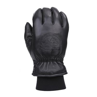 Gants d'hiver OUTDOOR en cuir NOIRS