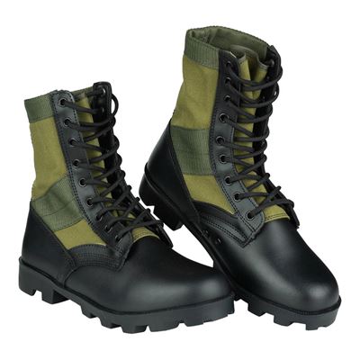 Bottes JUNGLE en toile VERTE