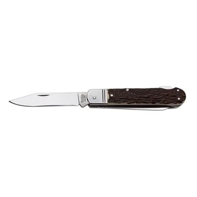 Couteau pliant 232-XH-2 avec imitation corne INOX avec sécurité, manche PLASTIQUE MIKOV 232-XH-2 4