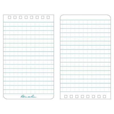 Bloc waterproof TOP-SPIRAL 3x5" petit cahier BLEU RITE IN THE RAIN RR-235 3