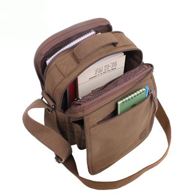 Sac à bandoulière EVERYDAY WORK en toile MARRON ROTHCO 2360 2