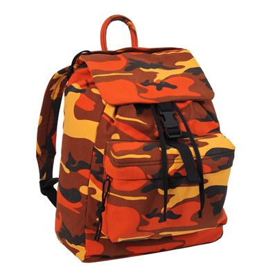 Sac à dos d'une journée avec poche Savage ORANGE CAMO