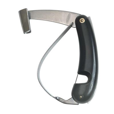 Couteau FORESTIER manche en PLASTIQUE NOIR