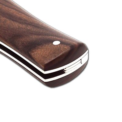 Couteau à lame rétractable en ACIER DE DAMAS, manche en PALISSANDRE ou NOYER TURC MIKOV 241-DD-1-KP 7