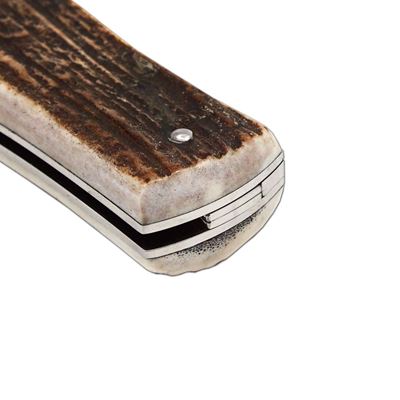 Couteau à lame fixe ACIER DE DAMAS manche CORNE DE CERF MIKOV 241-DP-1-KP 9