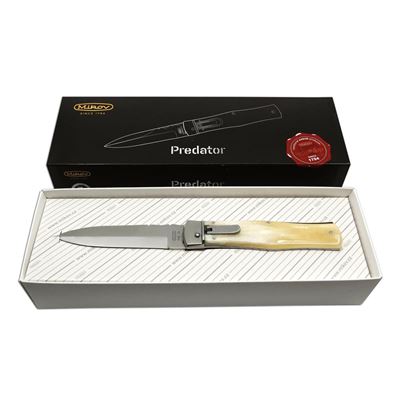 Couteau à lame fixe WILDCAT RWL 34 ACIER manche en OS MIKOV 241-RKo-1-KP 3