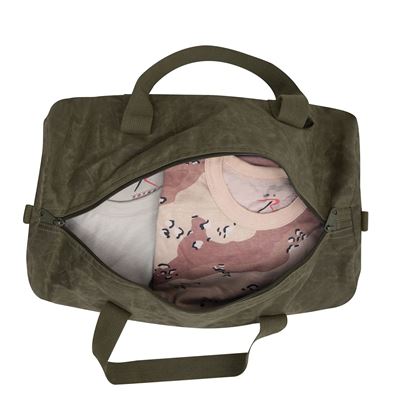 Sac à bandoulière WAXED DUFFLE BAG VERT ROTHCO 2416OD 3