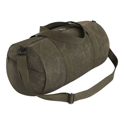 Sac à bandoulière WAXED DUFFLE BAG VERT
