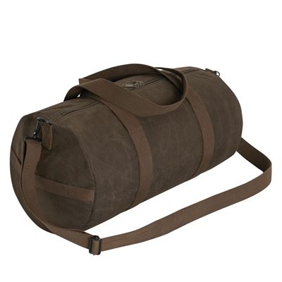 Sac à bandoulière WAXED DUFFLE BAG MARRON