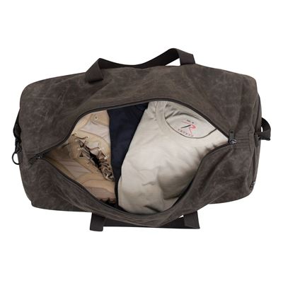 Sac à bandoulière WAXED DUFFLE BAG 24" MARRON ROTHCO 2417BR 4