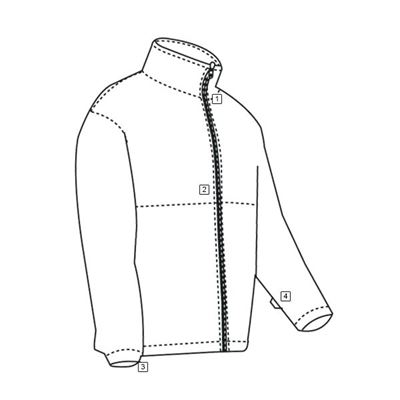 Sweat-shirt POLAR FLEECE NOIR TRU-SPEC 24340 3