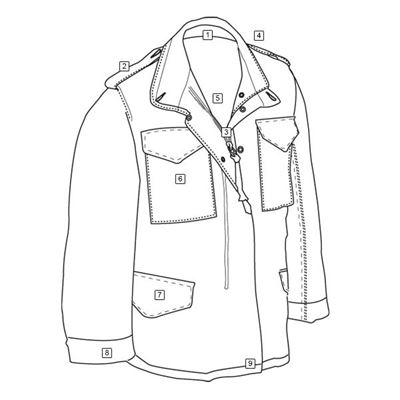 Veste M65 avec doublure NOIRE TRU-SPEC 24400 3