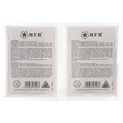 Coussin chauffant jetable 8 heures, 2 pièces par paquet