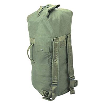 Sac marin US NYLON avec deux sangles VERT d'occasion