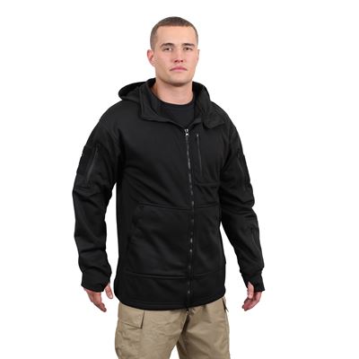 Veste TACTICAL à capuche NOIRE ROTHCO 2507 2