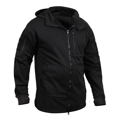 Veste TACTICAL à capuche NOIRE