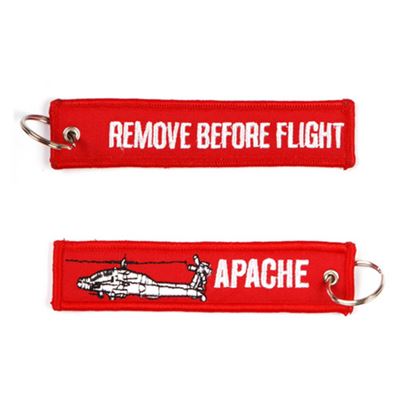 Porte-clés REMOVE BEFORE FLIGHT / APACHE