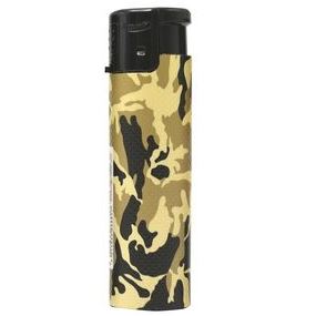 Briquet à jet ovale DESERT CAMO