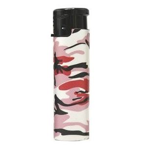 Briquet à jet ovale PINK CAMO